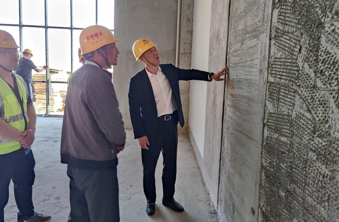 徐旭前往市政公用城三期項(xiàng)目、市政綠色建材科技產(chǎn)業(yè)園項(xiàng)目調(diào)研