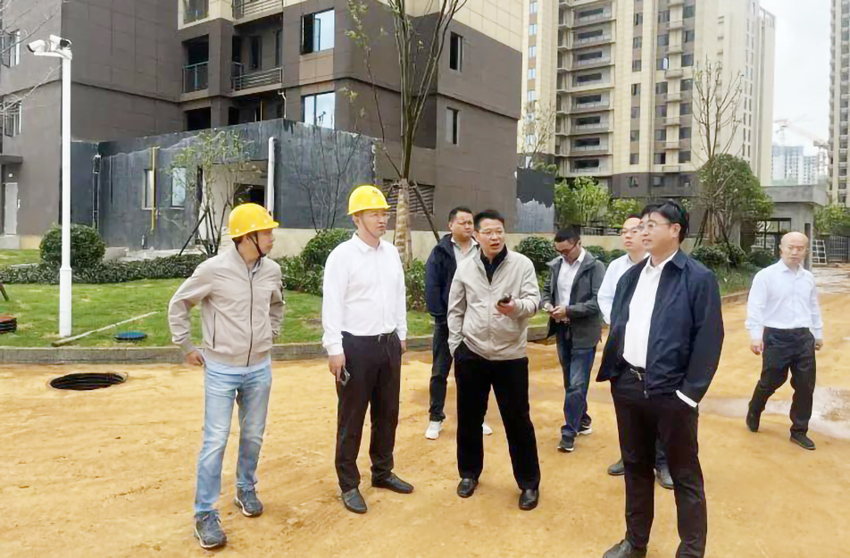 劉順保到杭州路項目、秦坊安置房項目調(diào)研